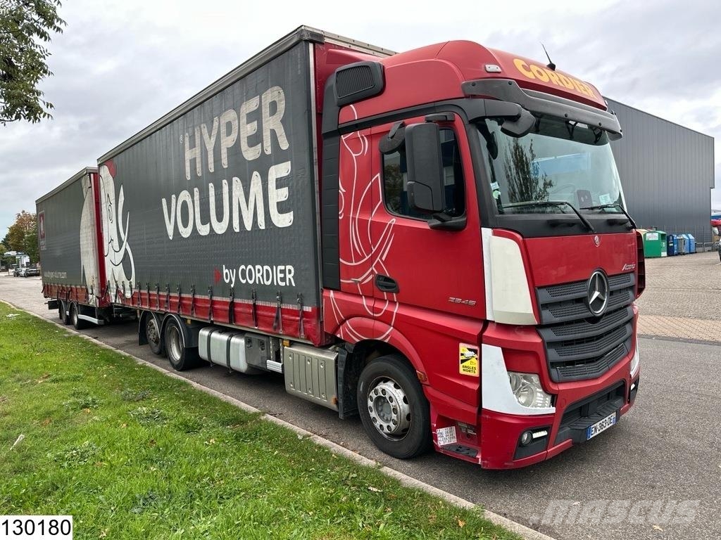 Mercedes-Benz Actros 2548 EURO 6, 6x2, Lift roof, Combi Schuifzeilopbouw