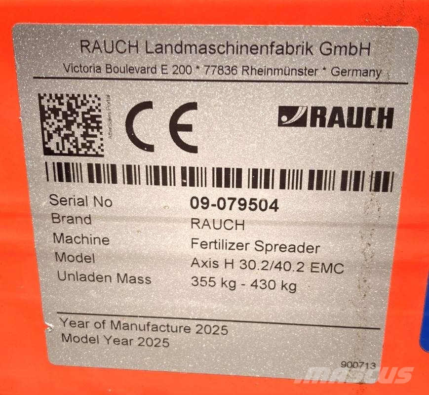 Rauch AXIS H 30.2 EMC - VariSpread Pro NEU -Bj. 2025 Розсіювач мінеральних добрив