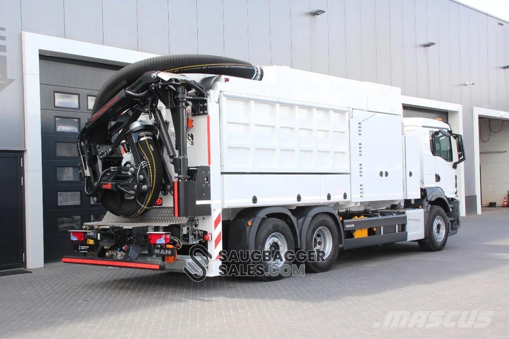 MAN TGS MTS DINO 8 Saugbagger Kombi / koparki ssące