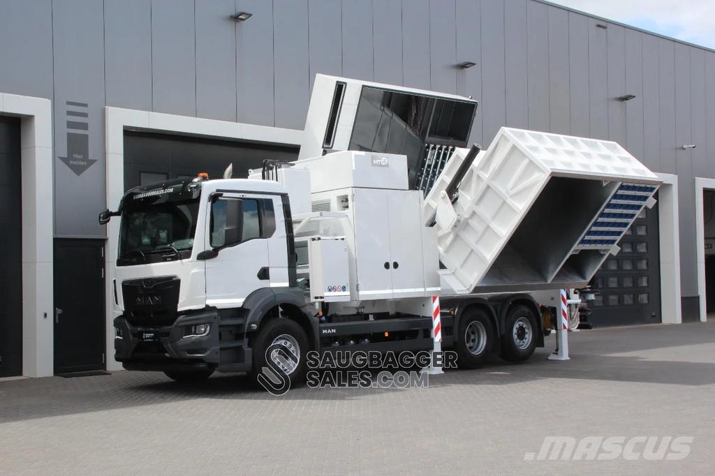 MAN TGS MTS DINO 8 Saugbagger Kombi / koparki ssące