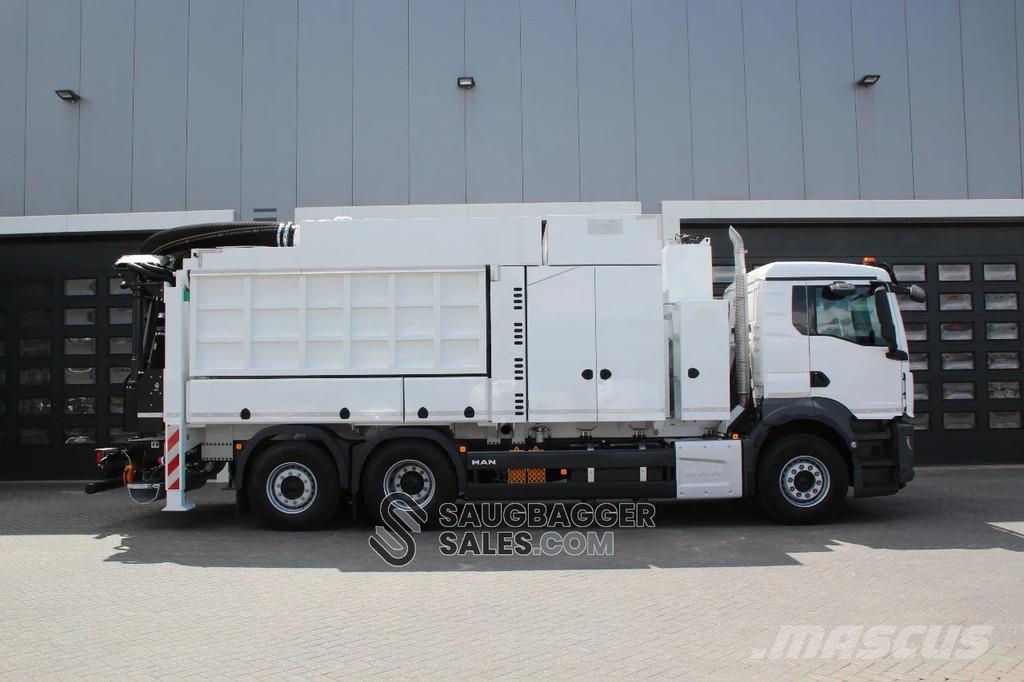 MAN TGS MTS DINO 8 Saugbagger Kombi / koparki ssące