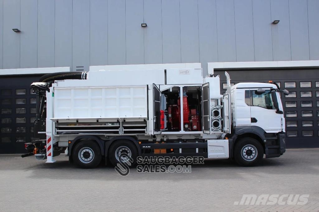 MAN TGS MTS DINO 8 Saugbagger Kombi / koparki ssące