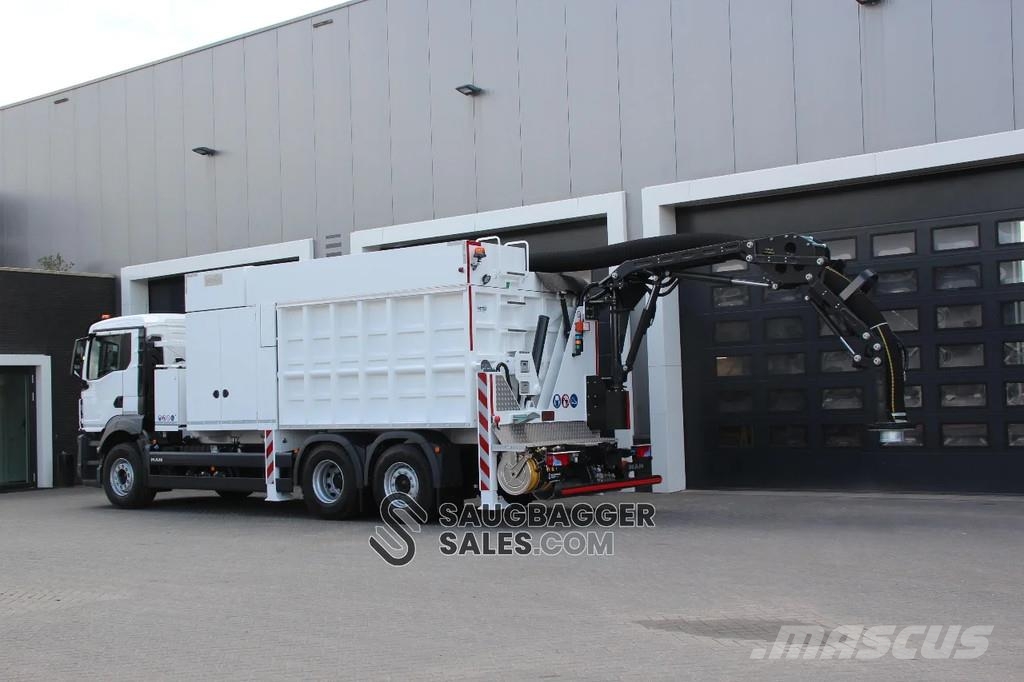 MAN TGS MTS DINO 8 Saugbagger Kombi / koparki ssące