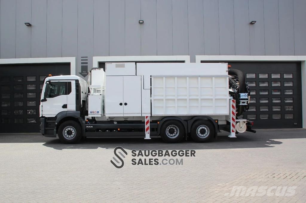 MAN TGS MTS DINO 8 Saugbagger Kombi / koparki ssące