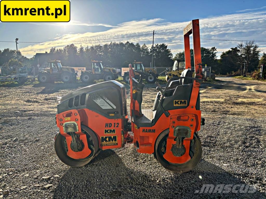 Hamm HD 12 VV WALEC 2010R. MTH: 1525! | Bomag BW 120 AD Duowalsen