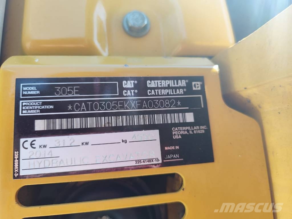 CAT 305E Miniexcavadoras