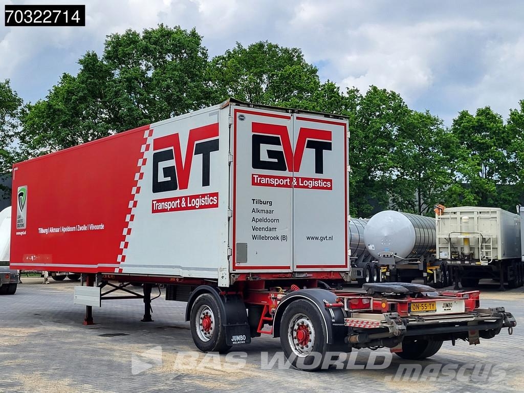 Jumbo T0180 2 axles LZV B-Double Tailgate LBW Steering A Semirremolques de carrocería de cajas