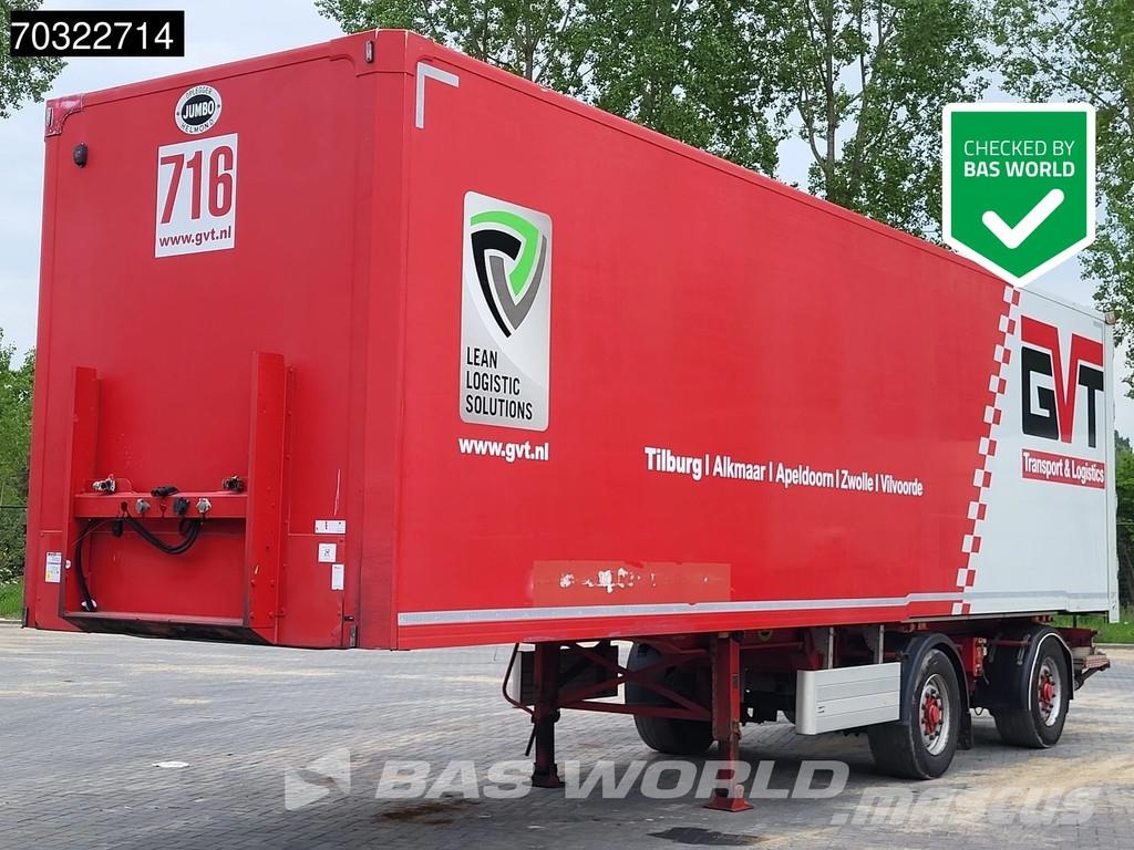 Jumbo T0180 2 axles LZV B-Double Tailgate LBW Steering A Напівпричепи з кузовом-фургоном