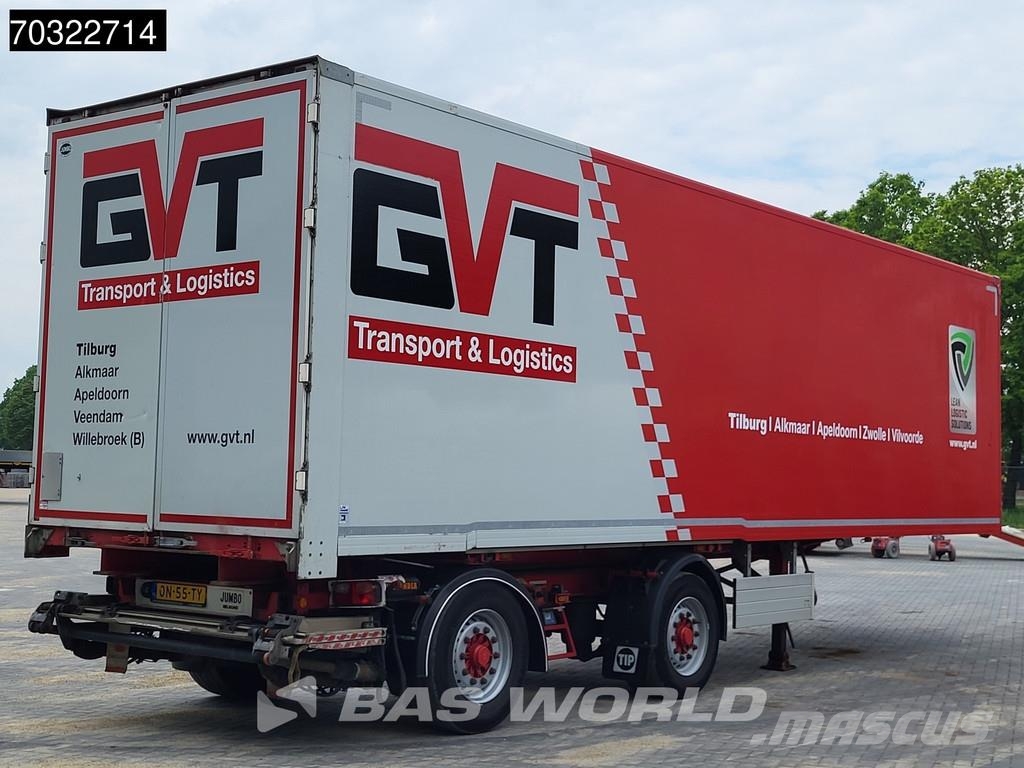 Jumbo T0180 2 axles LZV B-Double Tailgate LBW Steering A Semirremolques de carrocería de cajas