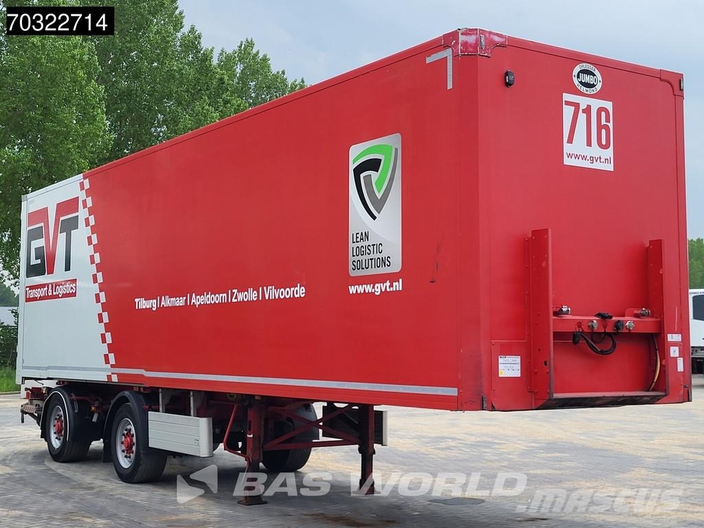 Jumbo T0180 2 axles LZV B-Double Tailgate LBW Steering A Semirremolques de carrocería de cajas