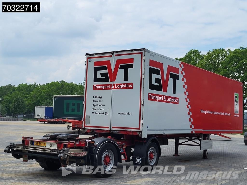 Jumbo T0180 2 axles LZV B-Double Tailgate LBW Steering A Semirremolques de carrocería de cajas