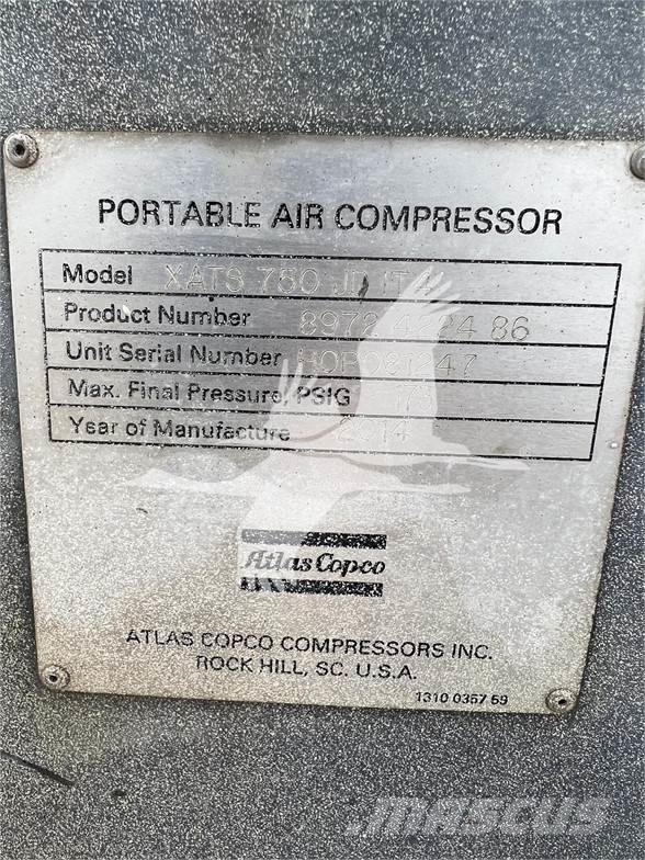 Atlas Copco XATS750JD7 Kompresory