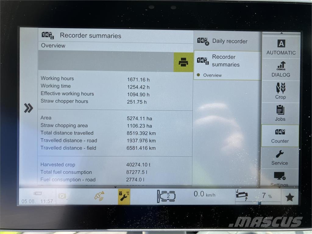 CLAAS LEXION 8800 TT Leikkuupuimurit