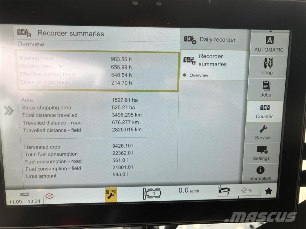 CLAAS LEXION 6600 コンバイン