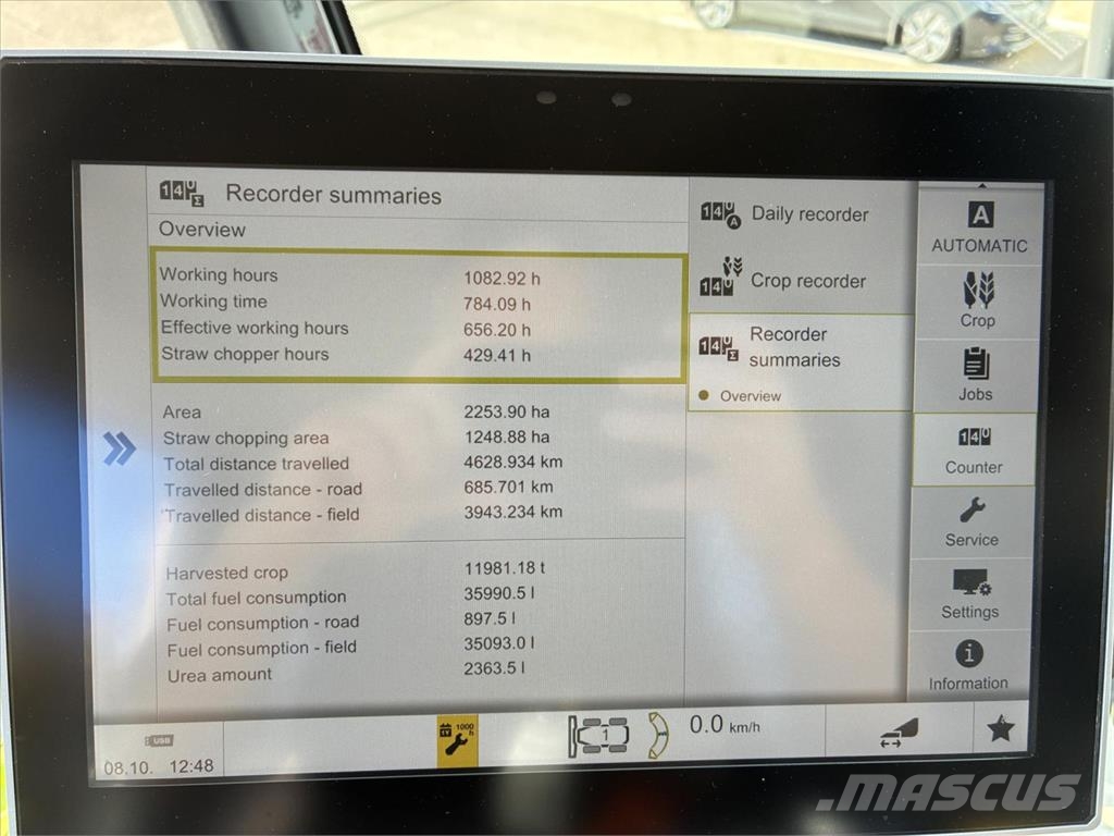 CLAAS USED 2023 TRION 730TT C/W V770 VARIO CUTTERBAR (82 Combine harvesters