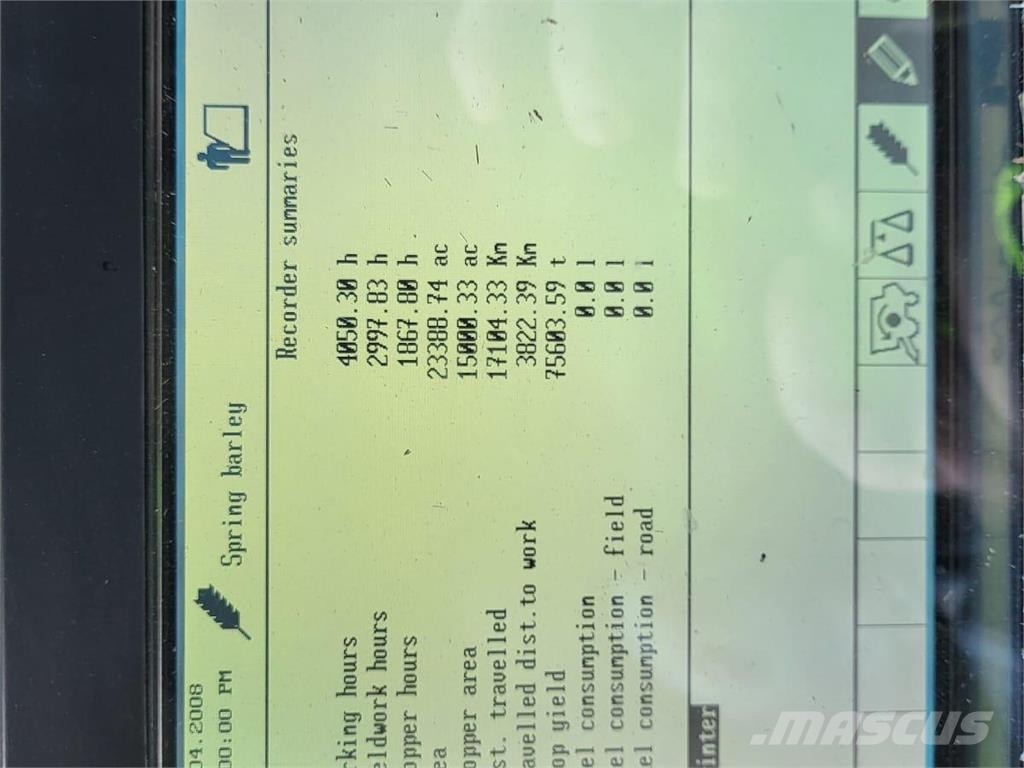 CLAAS USED 2007 LEXION 580TT C/W V900 CUTTERBAR Combine harvesters