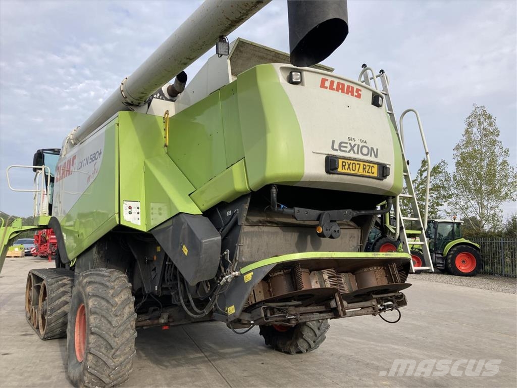 CLAAS USED 2007 LEXION 580TT C/W V900 CUTTERBAR Combine harvesters