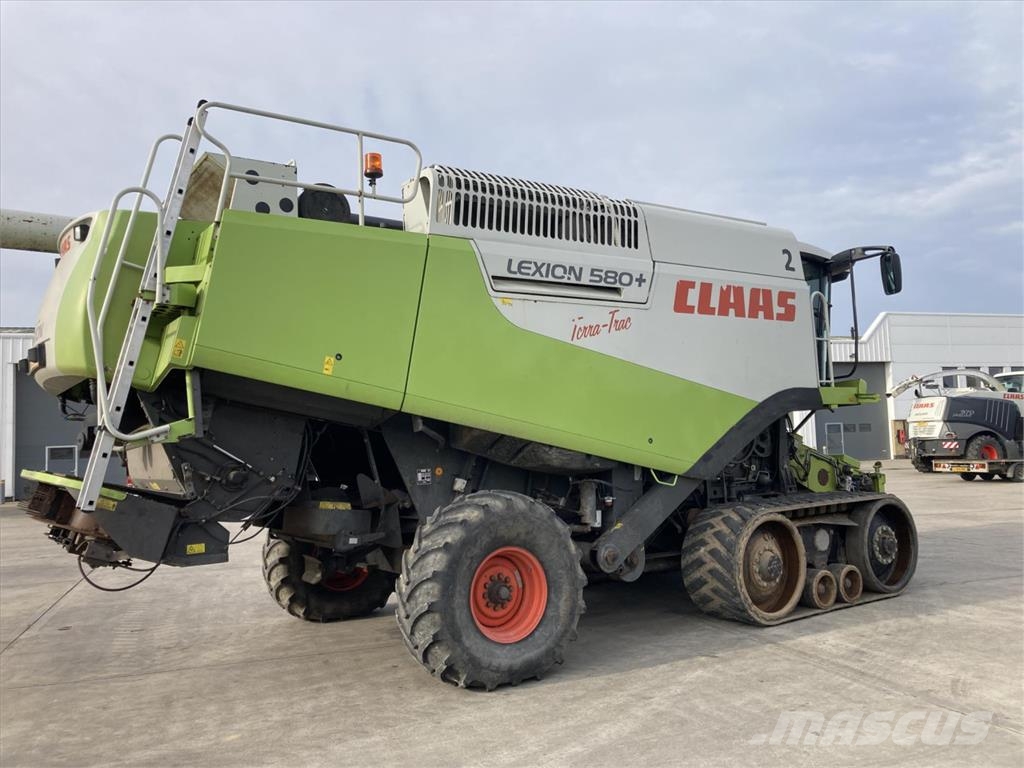 CLAAS USED 2007 LEXION 580TT C/W V900 CUTTERBAR Combine harvesters