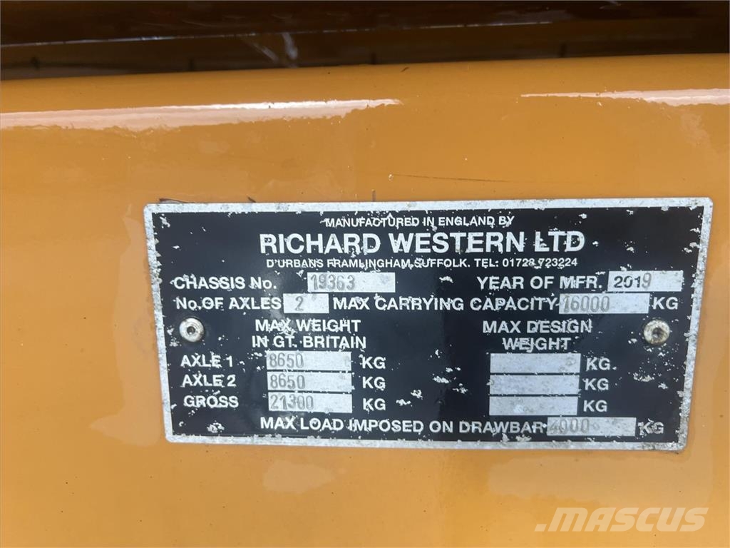Richard Western SF16 TRAILER 其他拖车