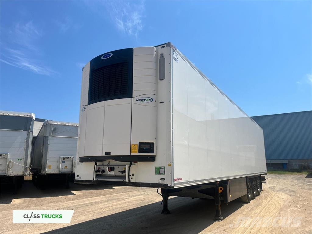 Schmitz Cargobull Double Deck FP 60 Carrier Vector 1550 Lifting Axle Treileri ar ar temperatūras kontroli