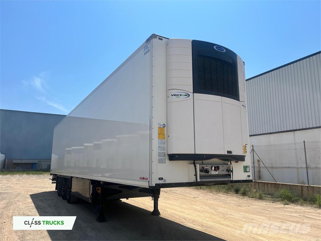 Schmitz Cargobull Double Deck FP 60 Carrier Vector 1550 Lifting Axle Treileri ar ar temperatūras kontroli