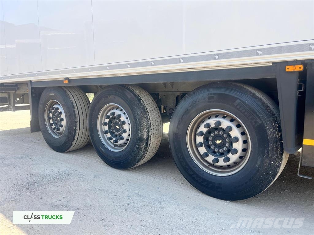 Schmitz Cargobull Double Deck FP 60 Carrier Vector 1550 Lifting Axle Treileri ar ar temperatūras kontroli