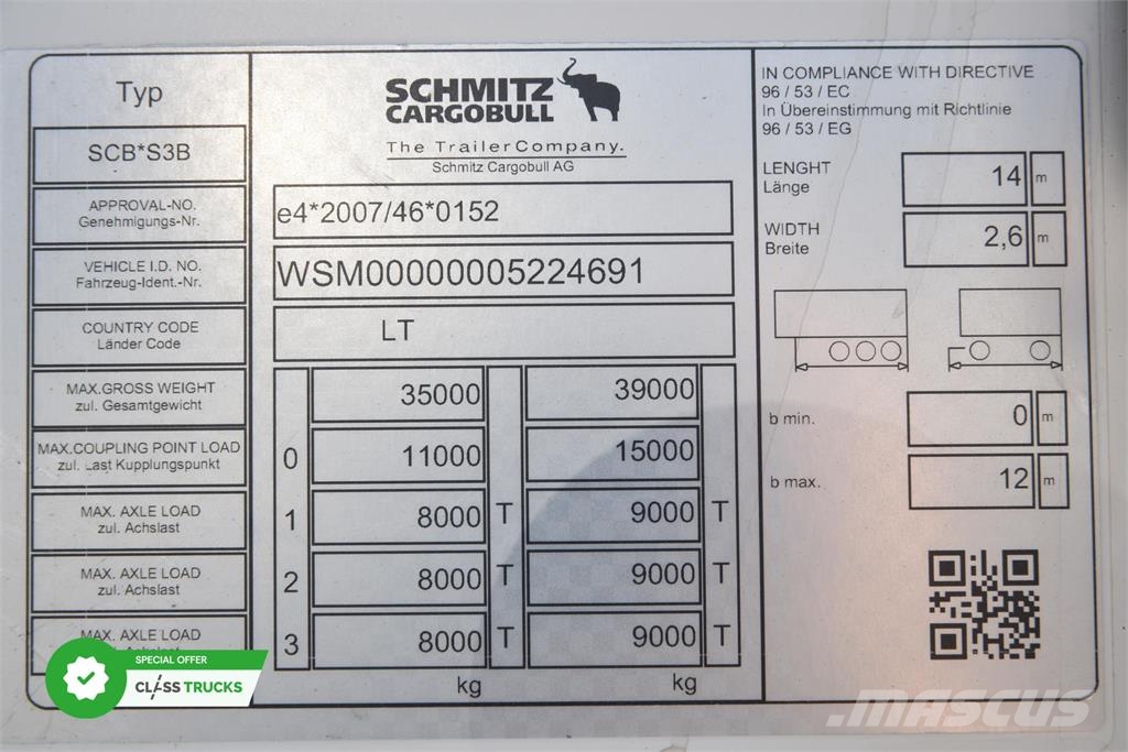 Schmitz Cargobull SKO Double Deck FP 60 ThermoKing SLXi 300 Prikolice za hladnjače