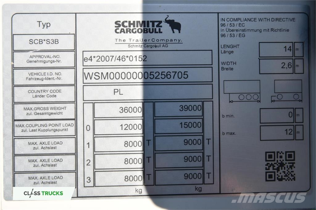 Schmitz Cargobull SKO Double Deck FP 60 ThermoKing SLXi 300 Lifting Prikolice za hladnjače