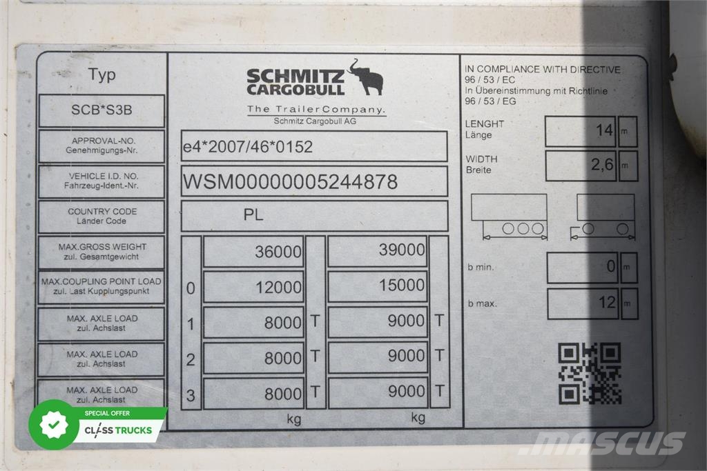 Schmitz Cargobull SKO FP 60 ThermoKing SLXi 300 Прицепы-рефрижераторы