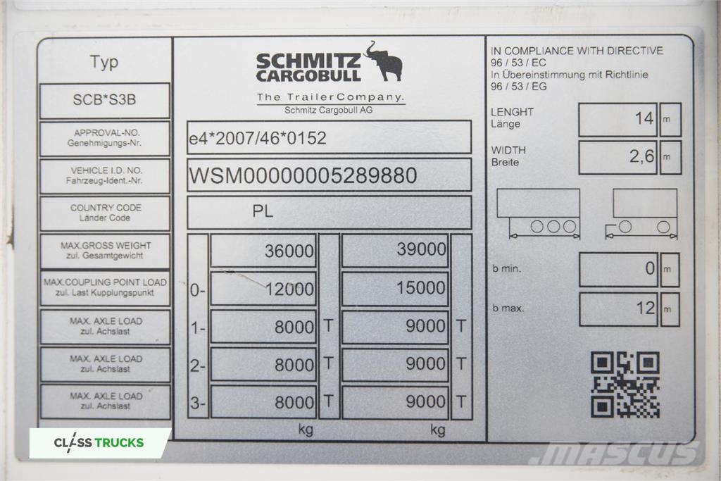 Schmitz Cargobull SKO FP 60 ThermoKing SLXi 300 Koel-vries trailer
