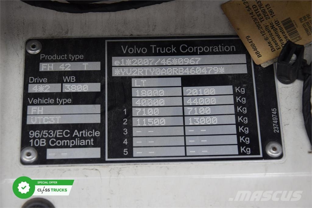Volvo FH 460 Globetrotter XL i-Save Truck Tractor Units