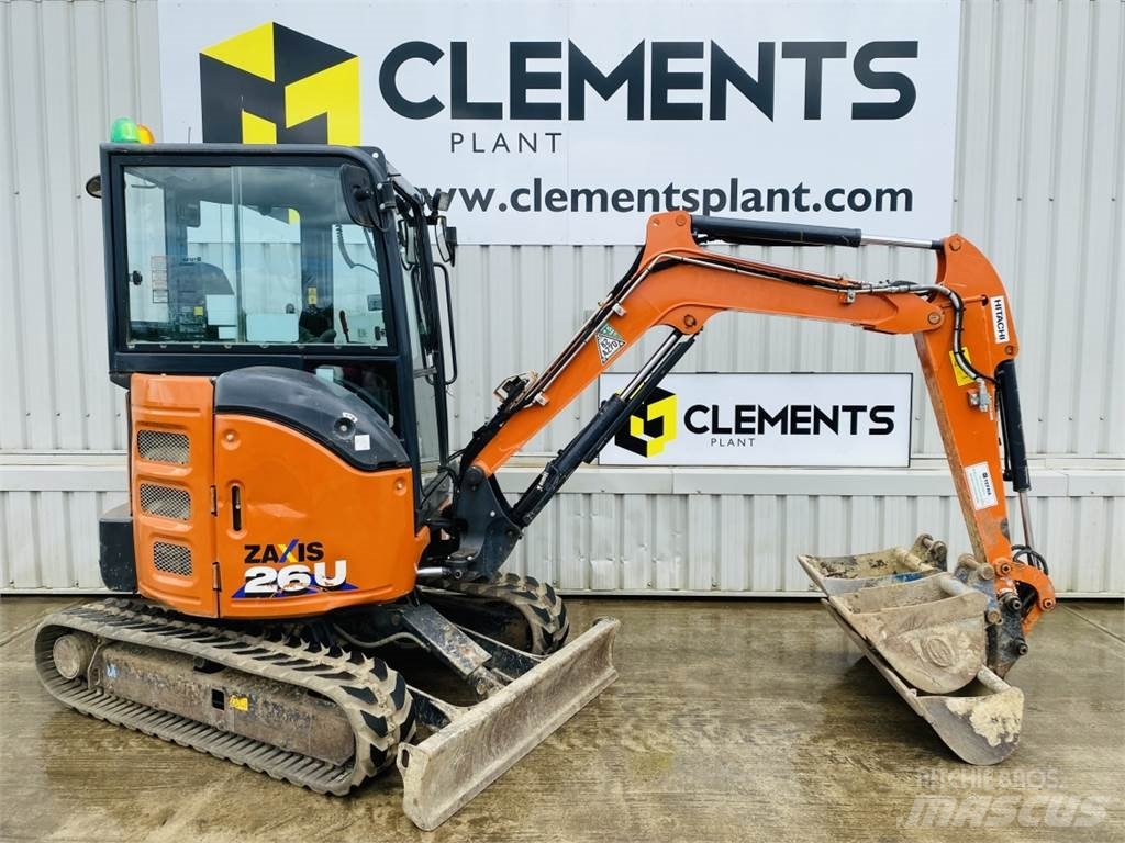 Hitachi ZX26U-6CLR, 2021, United Kingdom - Used mini