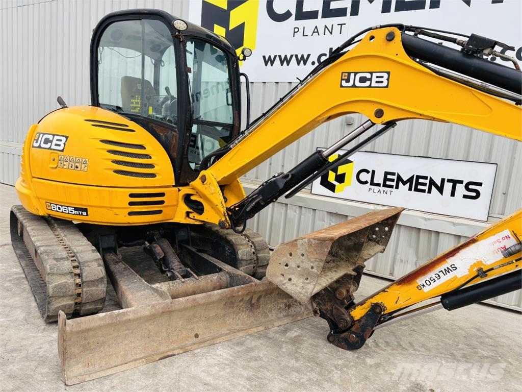 JCB 8065RTS 中型油圧ショベル 7t-12t(ユンボ・パワーショベル・バックホー)