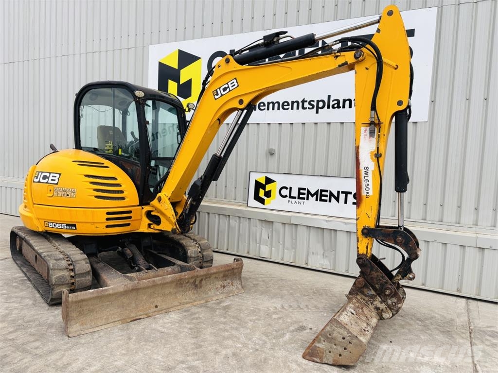 JCB 8065RTS 中型油圧ショベル 7t-12t(ユンボ・パワーショベル・バックホー)
