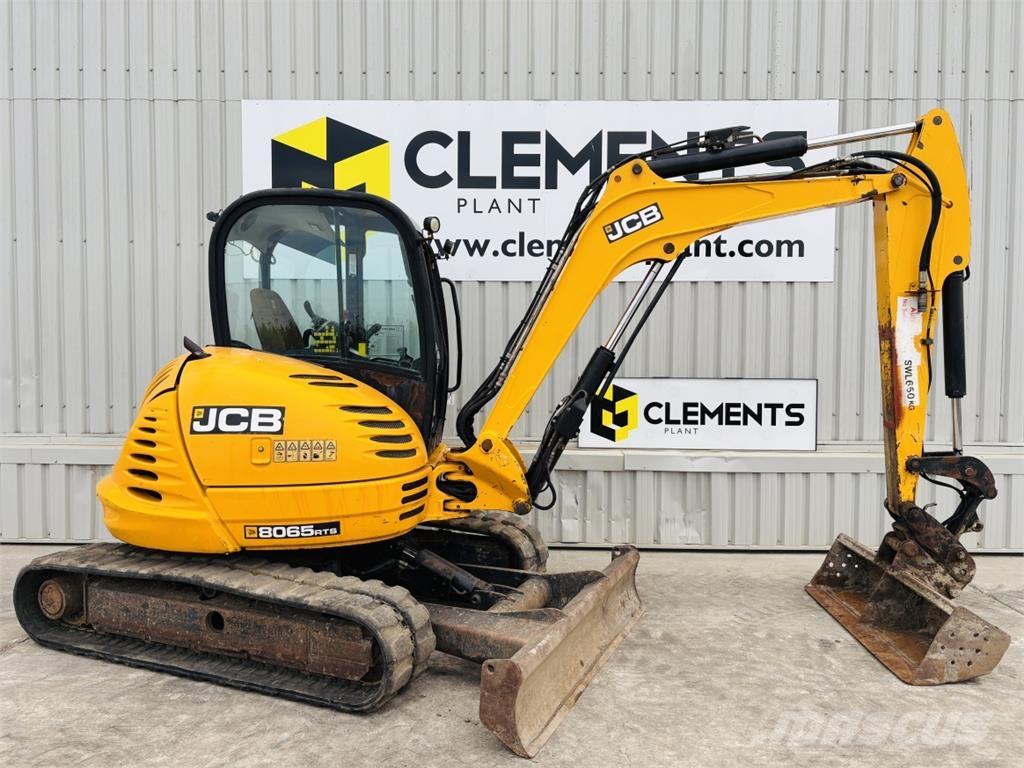 JCB 8065RTS 中型油圧ショベル 7t-12t(ユンボ・パワーショベル・バックホー)
