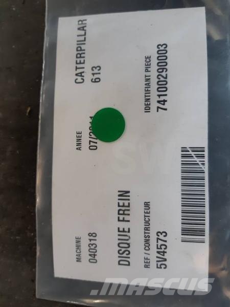 CAT 613 Rupsbanden, kettingen en onderstel
