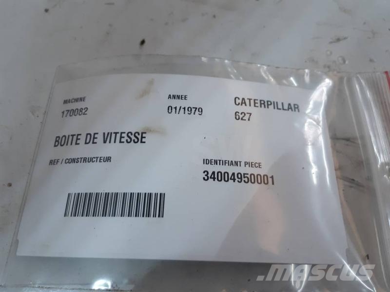 CAT 627 Overige componenten