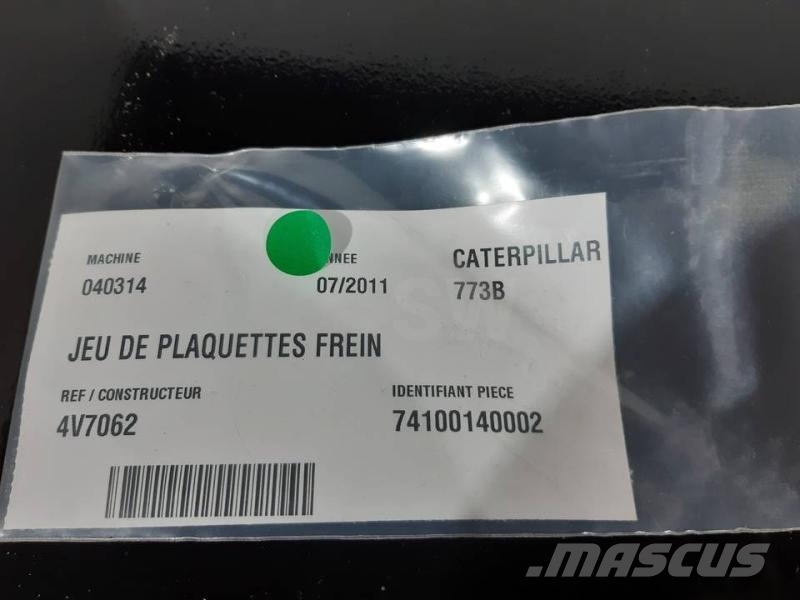 CAT 773B Ketjut, telat ja alustat