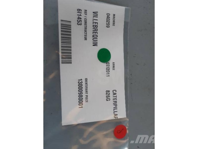 CAT 826G Други компоненти