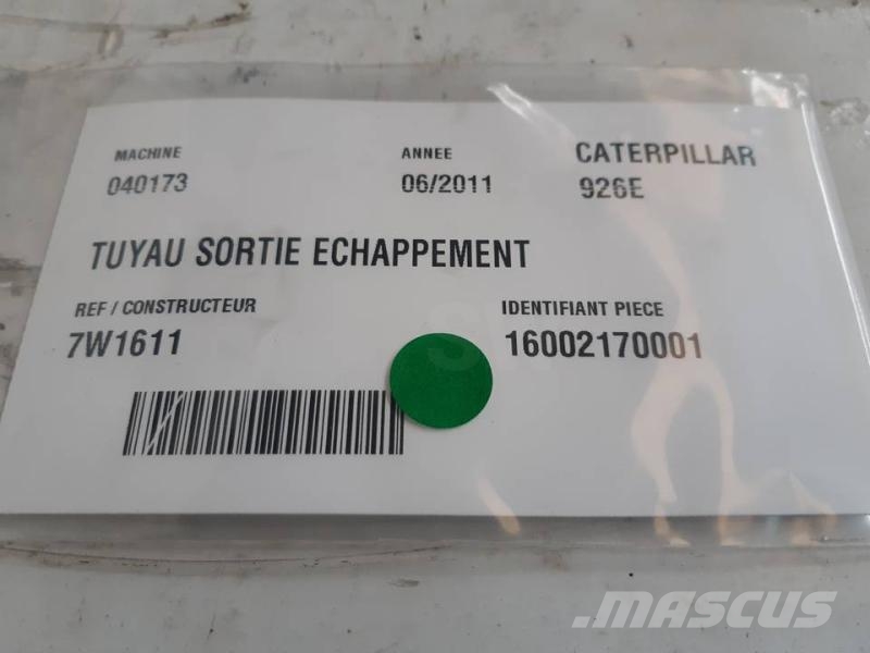 CAT 926E Muud osad