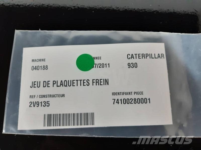 CAT 930 Ketjut, telat ja alustat