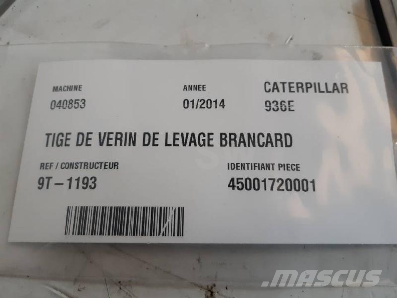 CAT 936E Други компоненти
