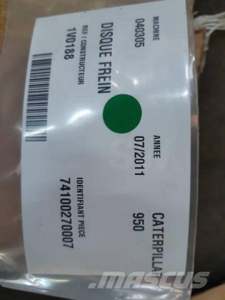 CAT 950 Ketjut, telat ja alustat