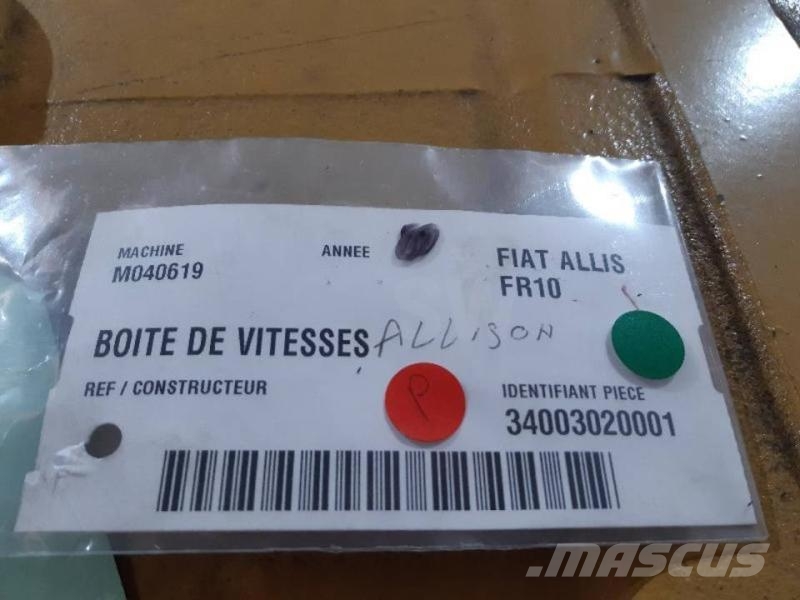 Fiat-Allis FR10 Outros componentes