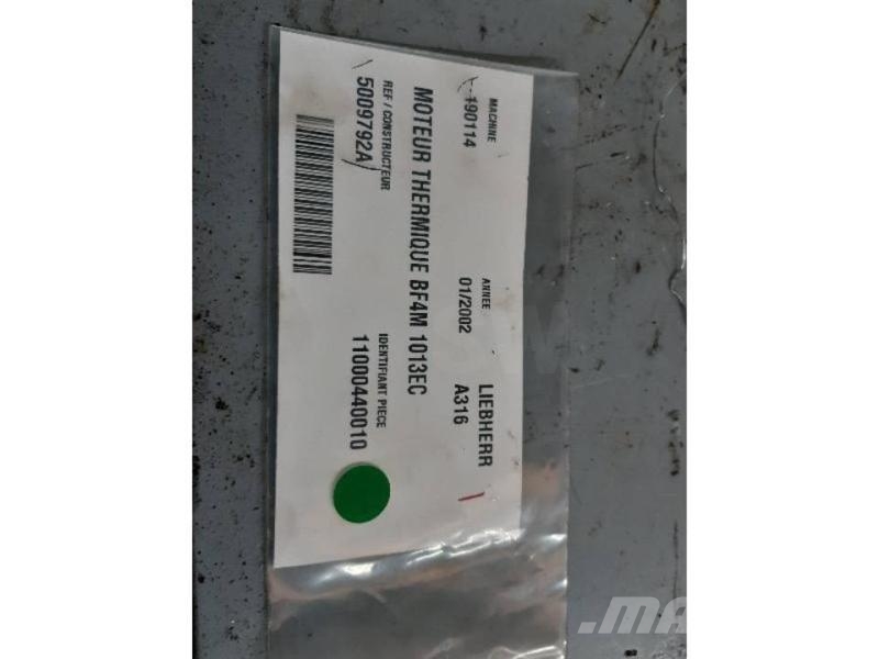 Liebherr A316 Ostale komponente