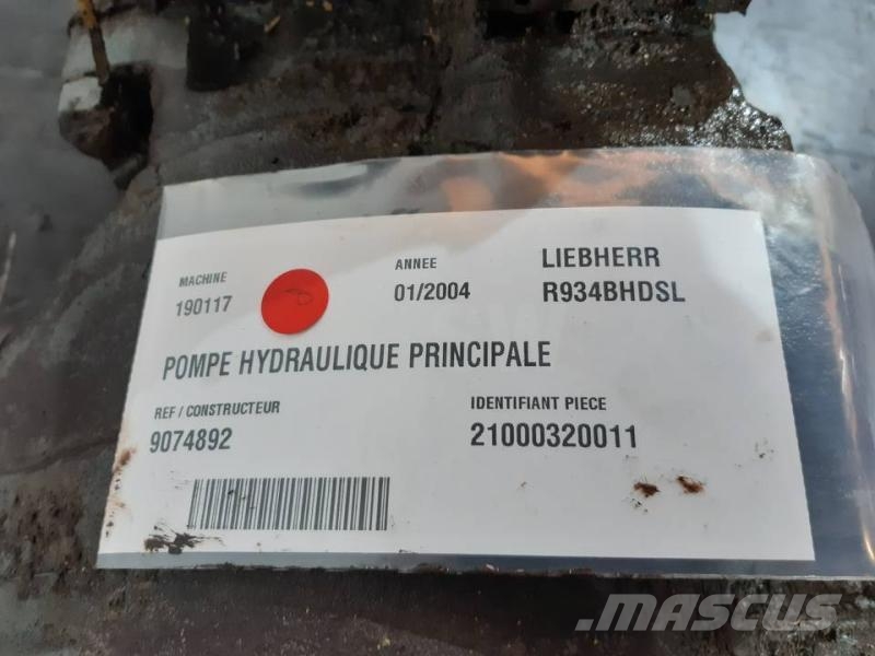 Liebherr R934BHDSL مكونات أخرى