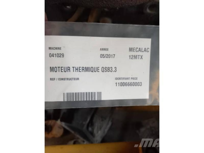 Mecalac 12MTX Inne akcesoria