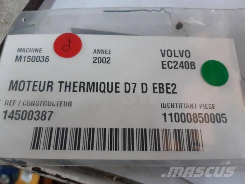 Volvo EC240B Drugi deli