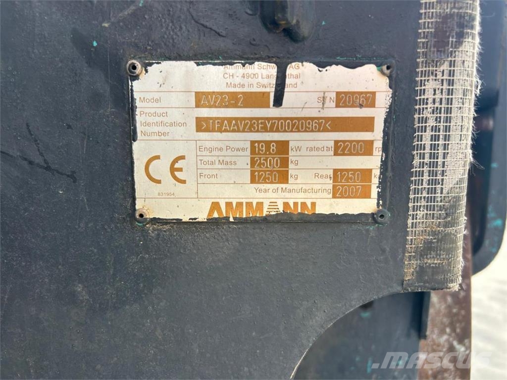 Ammann A23-2 Compattatori da suolo