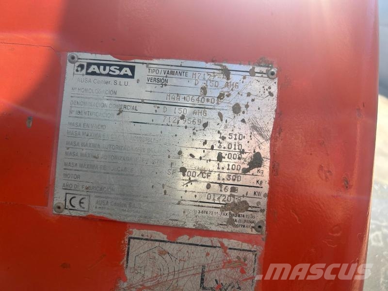Ausa D 150 AHG Hydrostat Knik dumptrucks